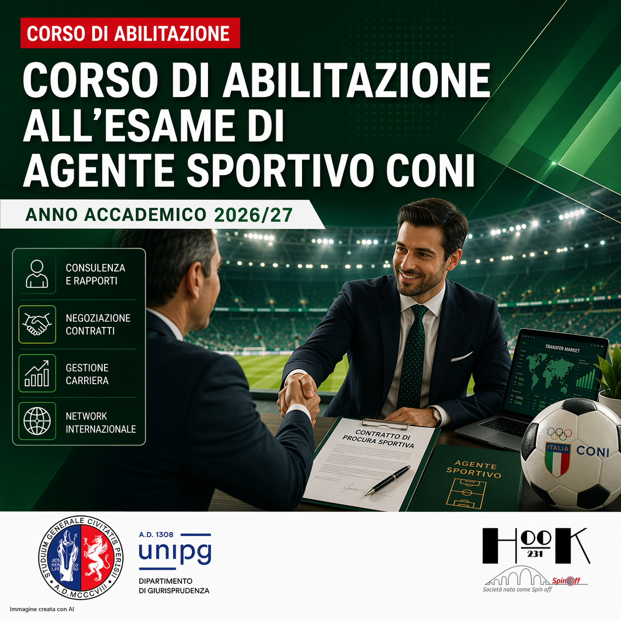 corso abilitazione agente sportivo coni ai