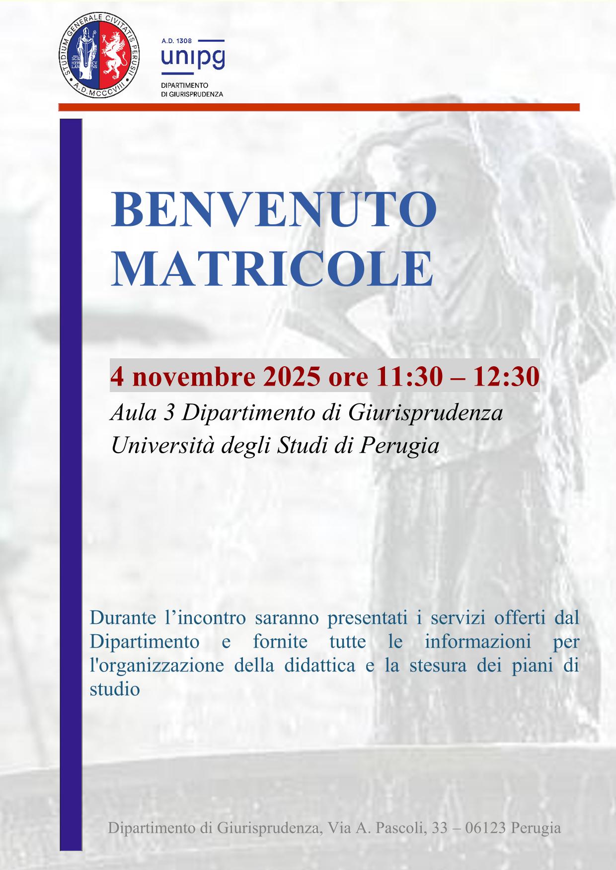 locandina benvenute matricole 4.11.25 rev30 10 def 1